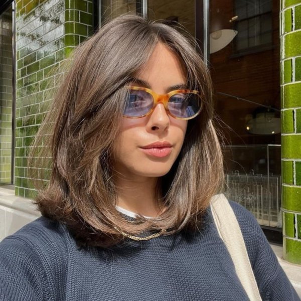 corte reto médio para quem tem cabelo fino