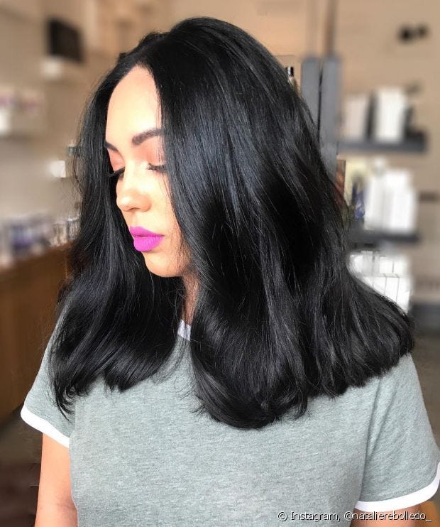 corte reto médio para quem tem cabelo fino