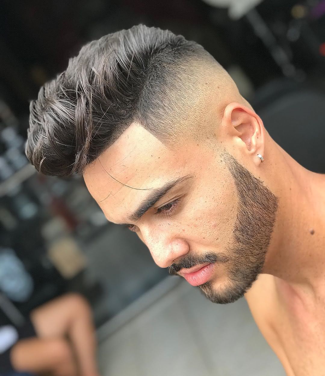 corte de cabelo topete