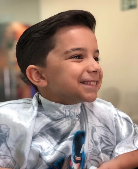 corte de cabelo topete