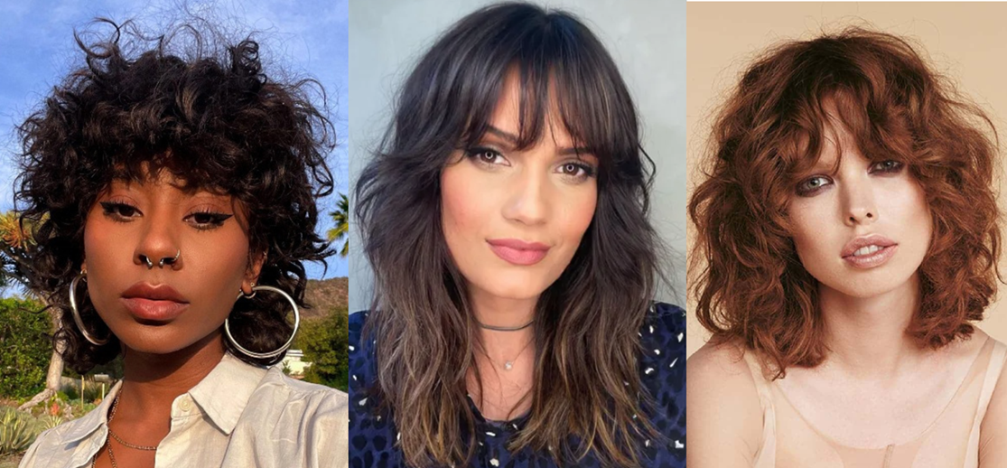 corte de cabelo wolf cut feminino