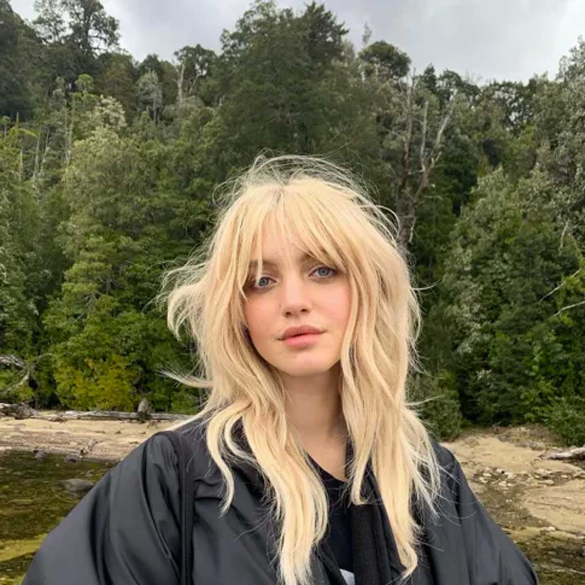 corte de cabelo wolf cut ondulado