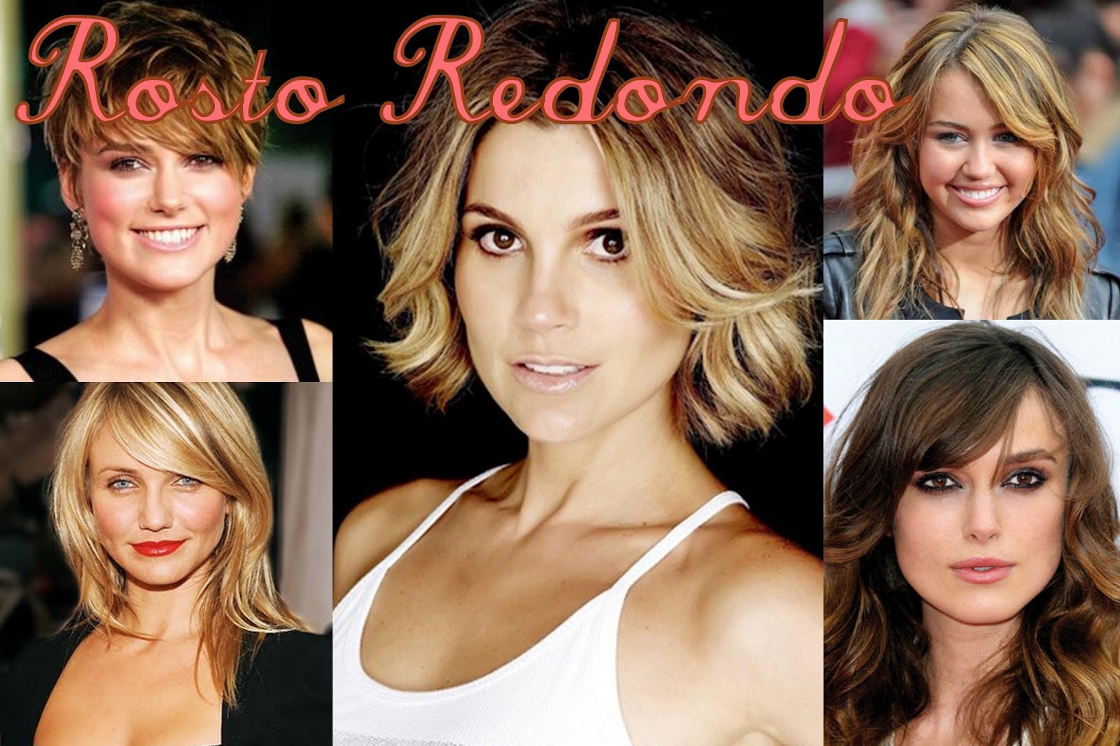 corte de cabelos para rosto redondo