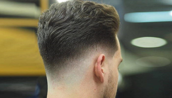 mid fade masculino