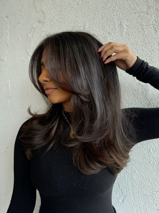 corte em camadas para cabelo grosso