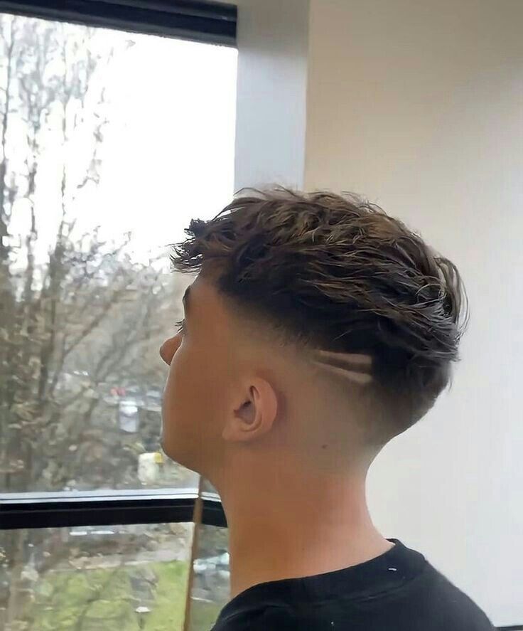 Corte degradê com risco