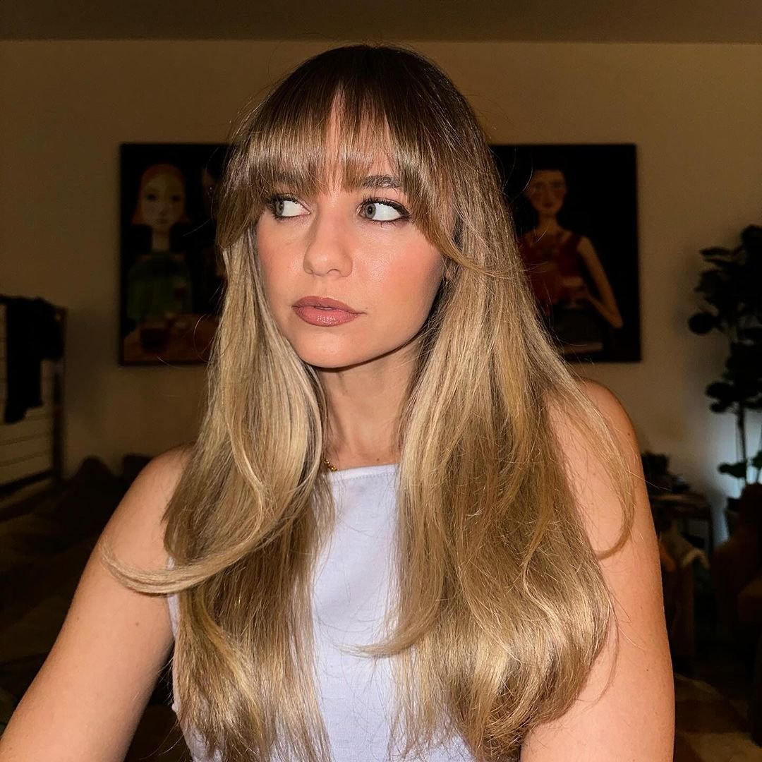 corte que não pesa cabelo longo liso