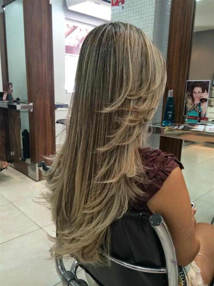 manutenção corte cabelo fino longo