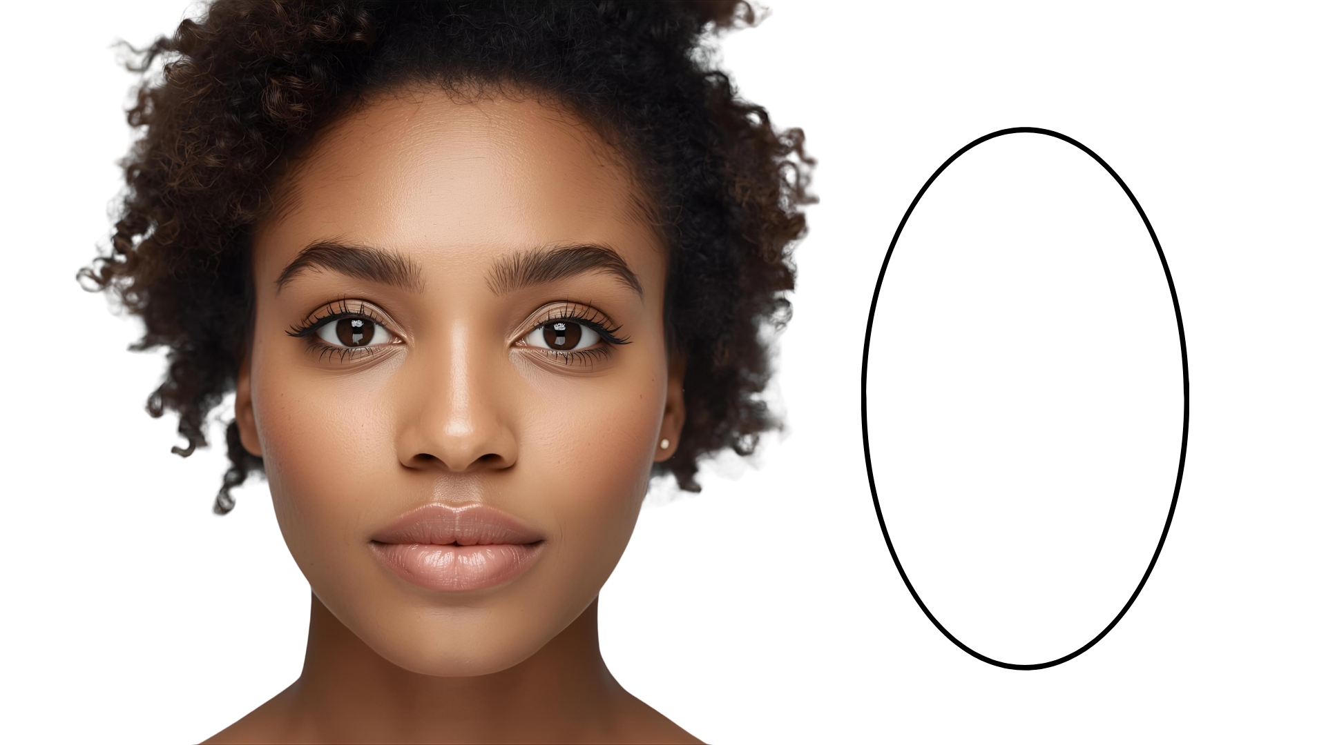 corte pixie ondulado para rosto oval