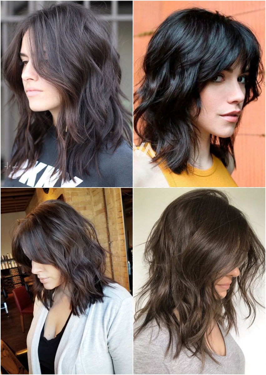 corte shaggy ou long bob para cabelo ondulado