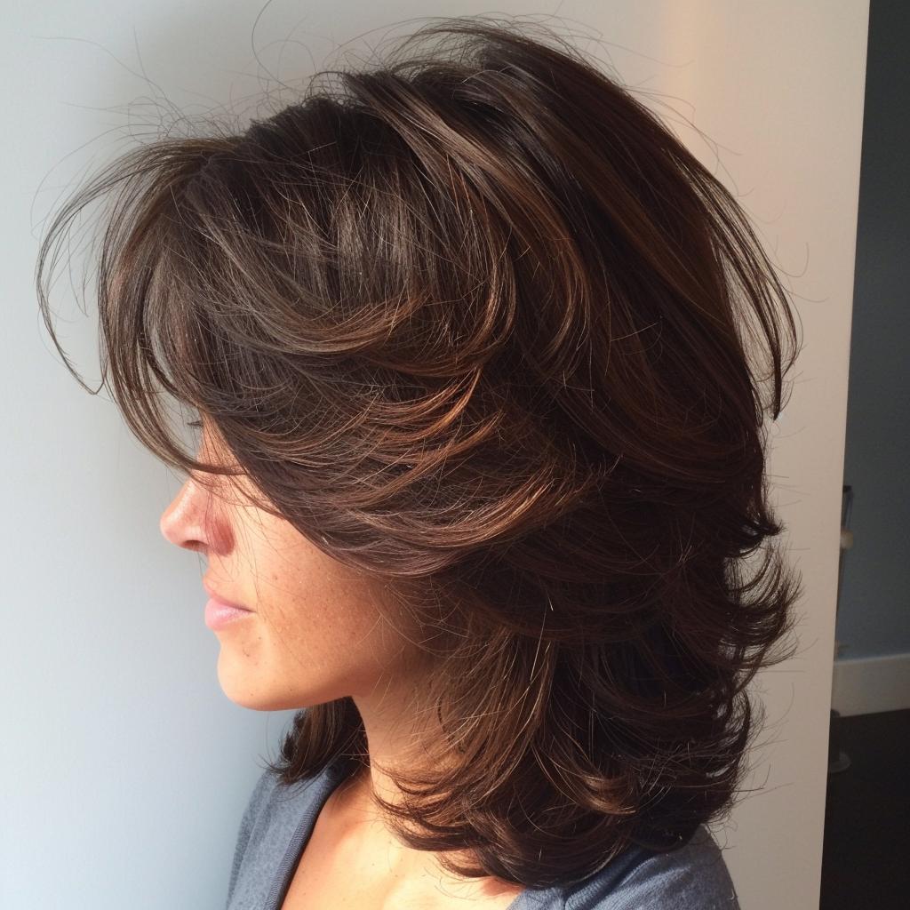 Long Bob em Camadas: A Versatilidade do Corte Médio