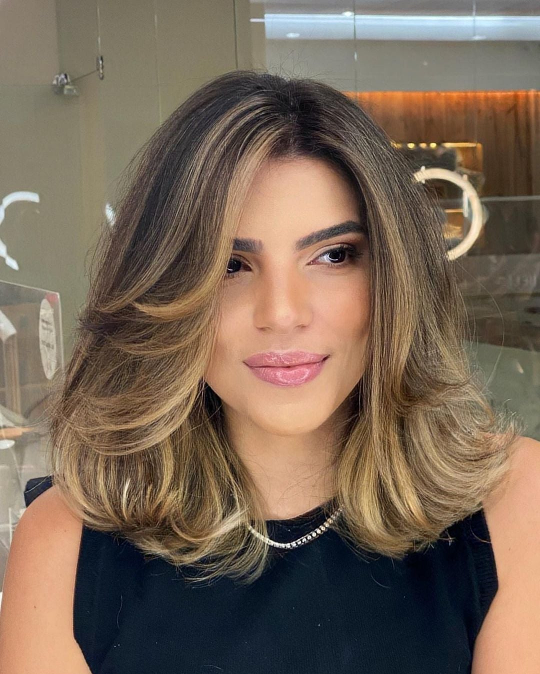 long bob liso