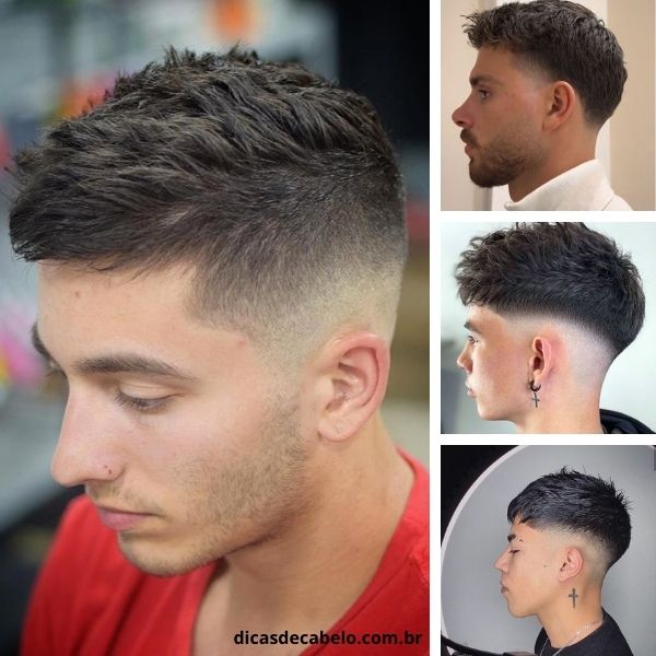 Penteados Modernos para Homens com Rosto Fino: Volume e Estilo