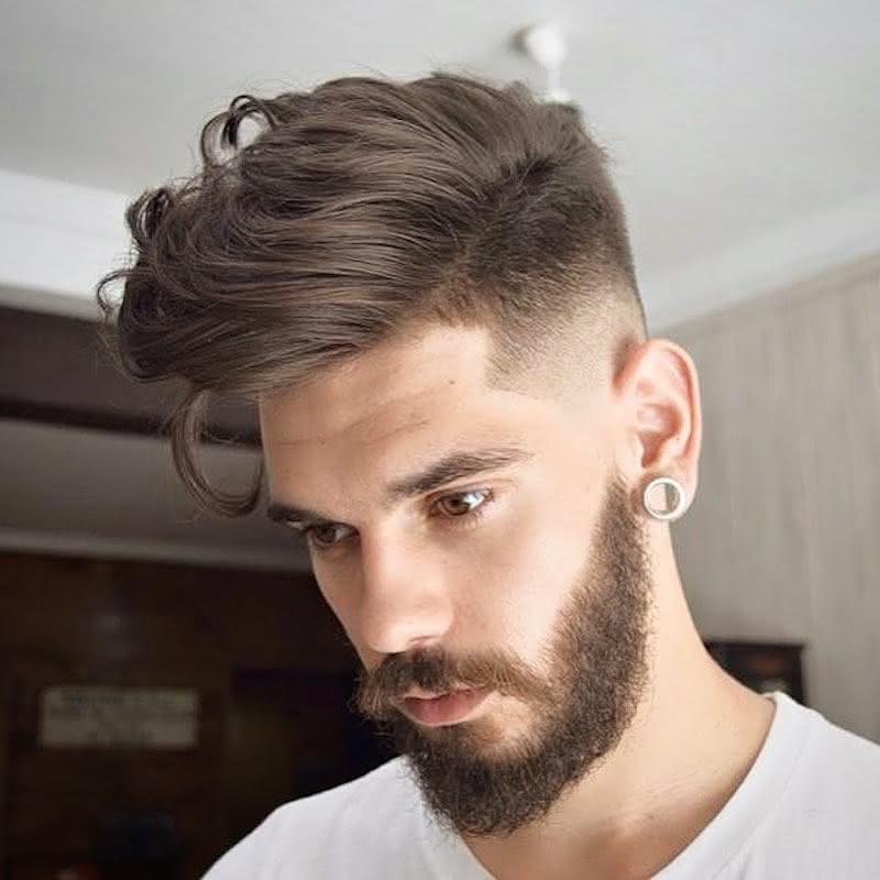 Penteados Modernos para Homens com Rosto Fino: Volume e Estilo