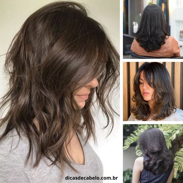 corte repicado médio para rejuvenescer