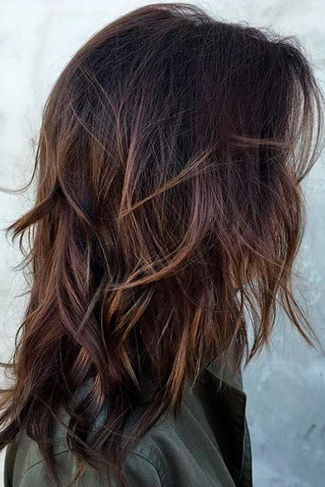 corte repicado médio para cabelo ondulado