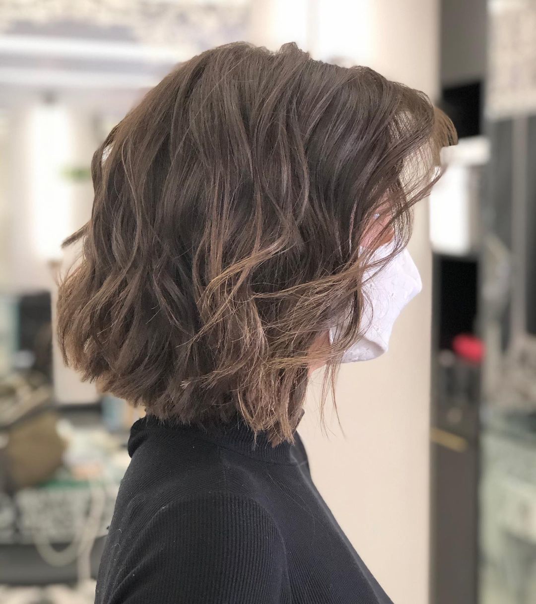 corte repicado médio para cabelo ondulado