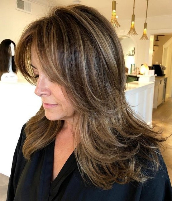 corte em U para cabelo longo