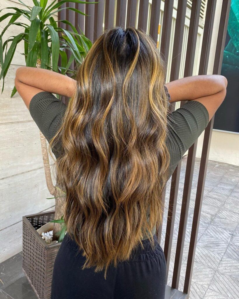 corte desfiado para cabelo longo