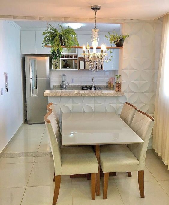 ideias de cozinha americana com sala