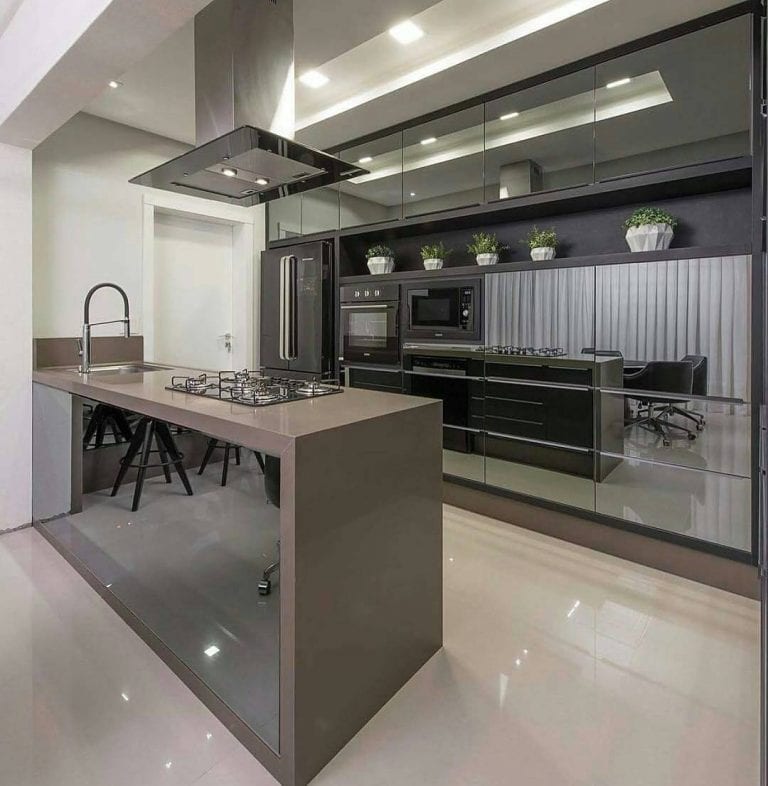 cozinha americana integrada moderna