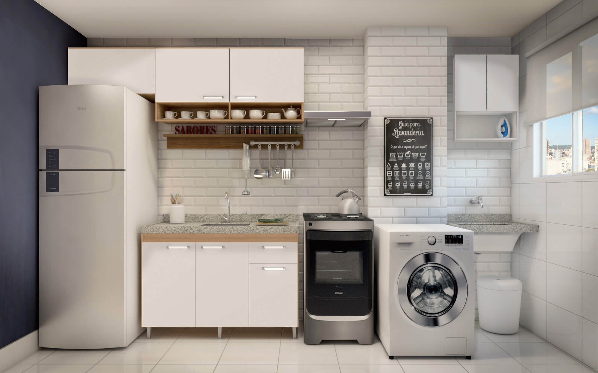 Móveis Planejados: O Segredo para Otimizar Espaços em Cozinhas Conjugadas