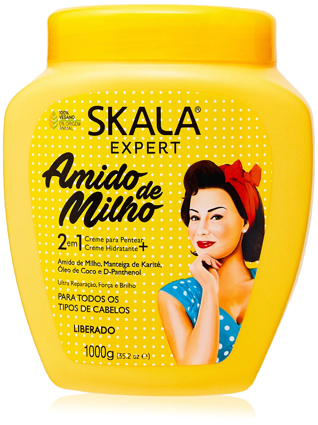 creme de maizena para cabelo