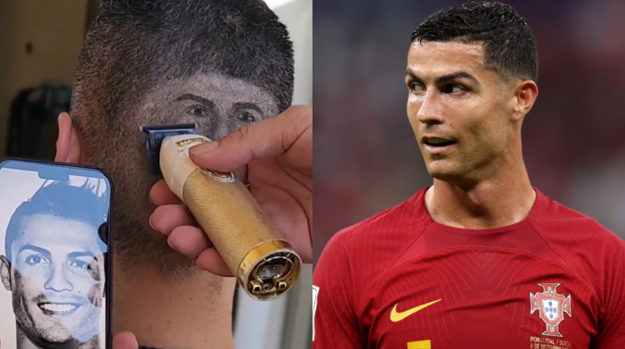 evolução cabelo cristiano ronaldo