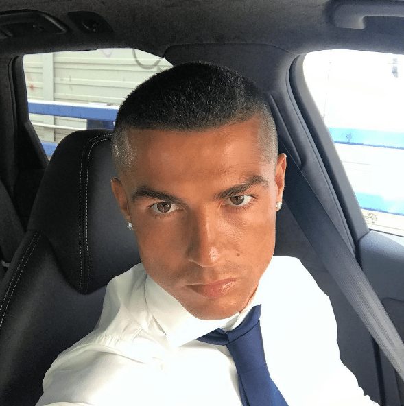 cristiano ronaldo buzz cut