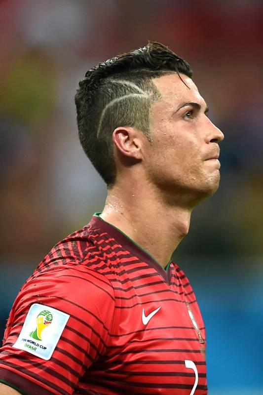 evolução cabelo cristiano ronaldo
