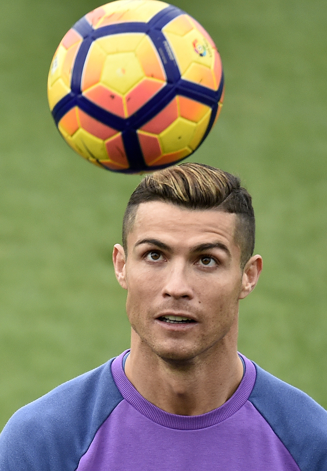cristiano ronaldo comb over fade