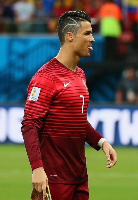 cristiano ronaldo faux hawk
