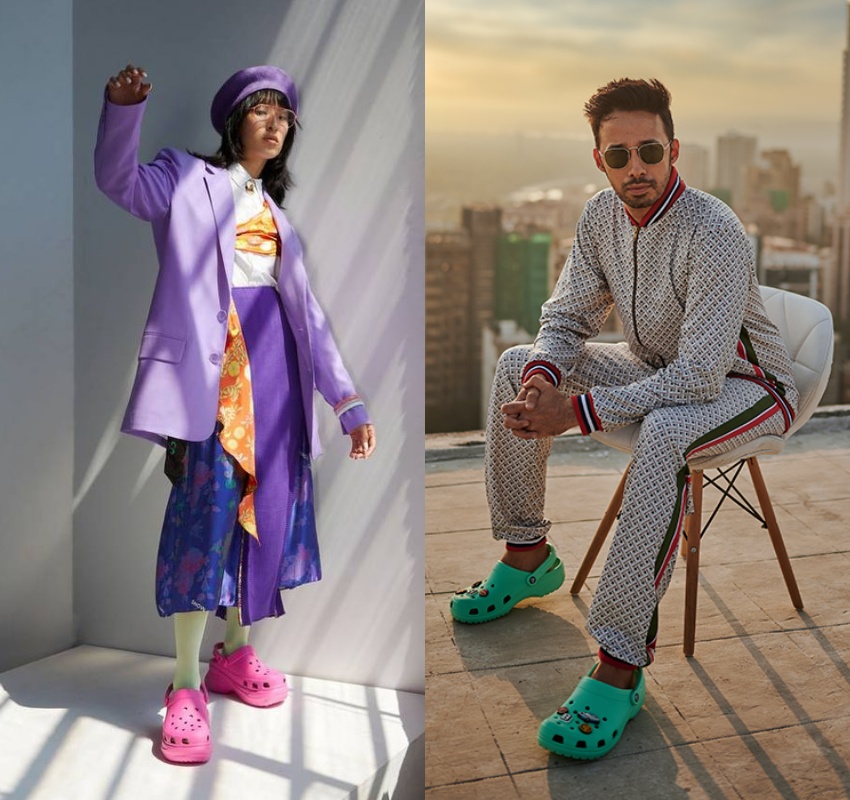 Crocs fechado com looks modernos