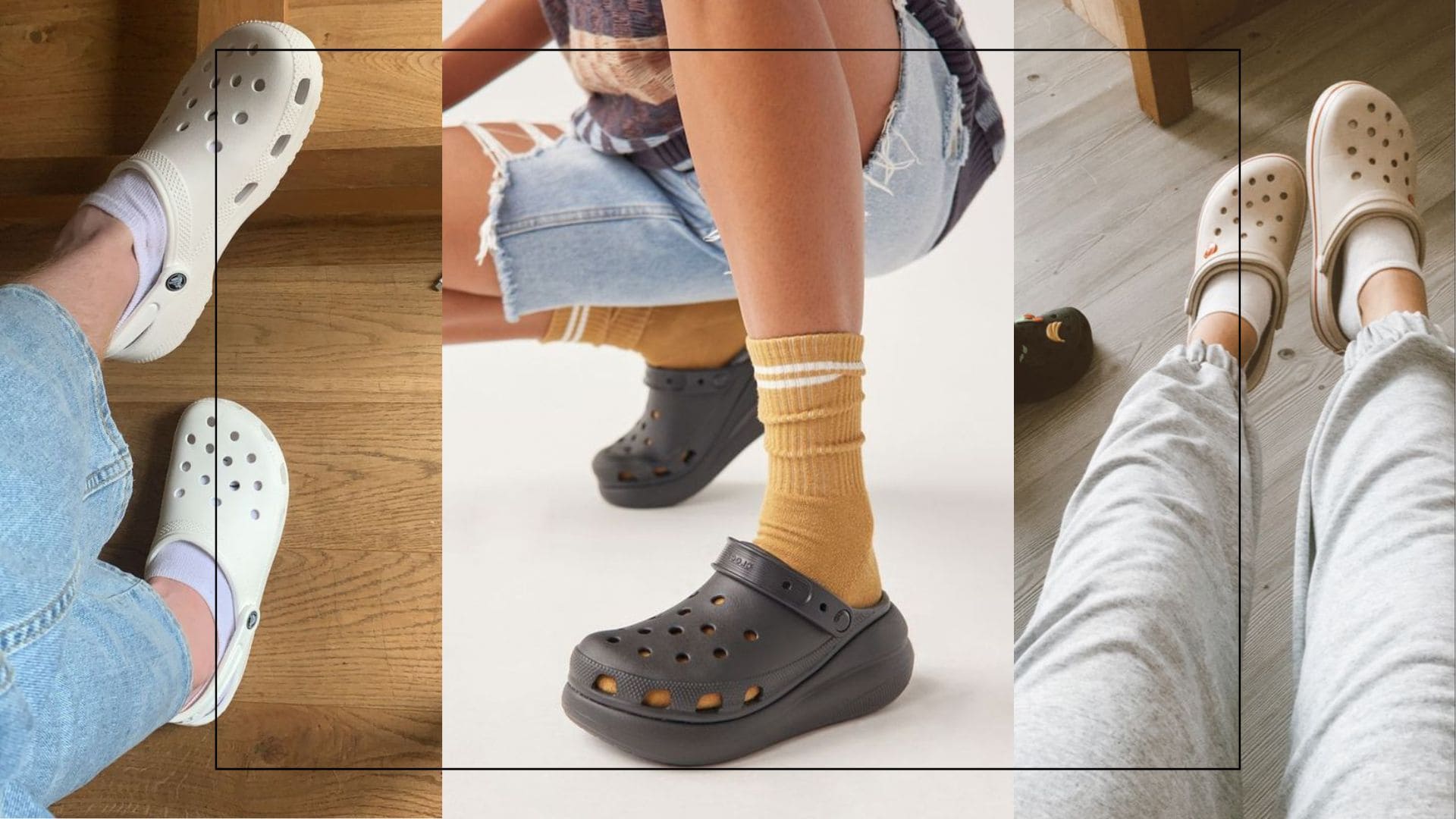 crocs plataforma outfits
