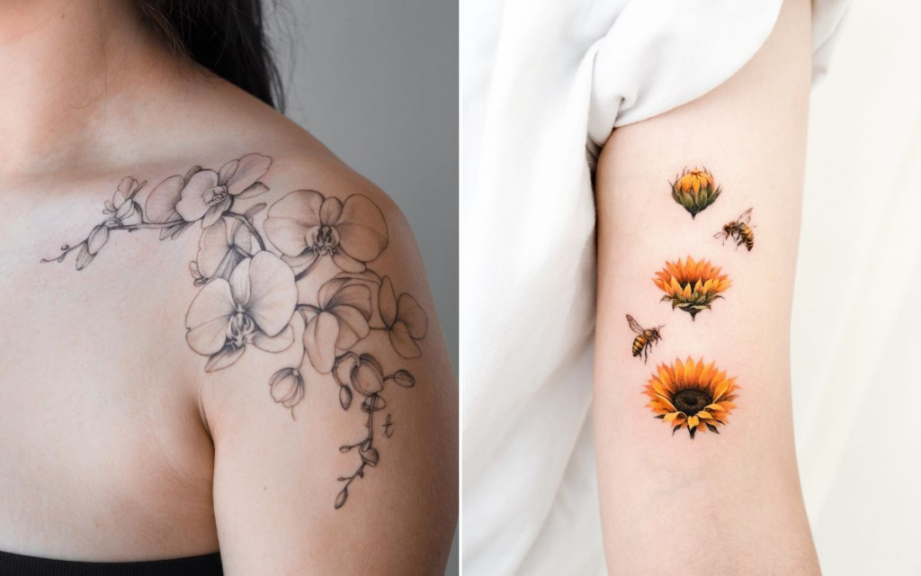 cuidados tatuagem flor pequena desbotar