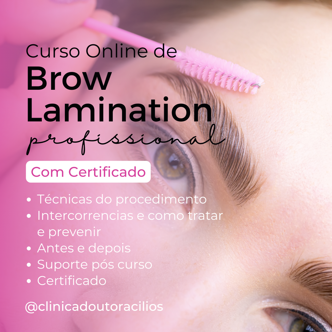 curso brow lamination presencial