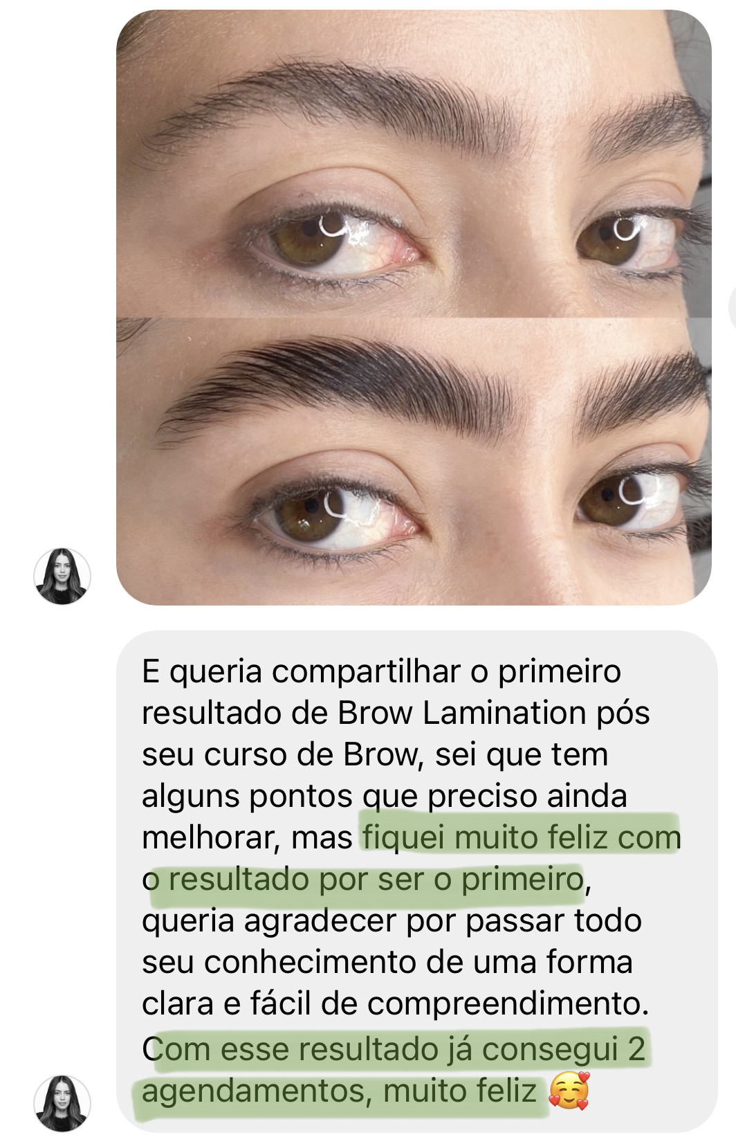 especialização brow lamination