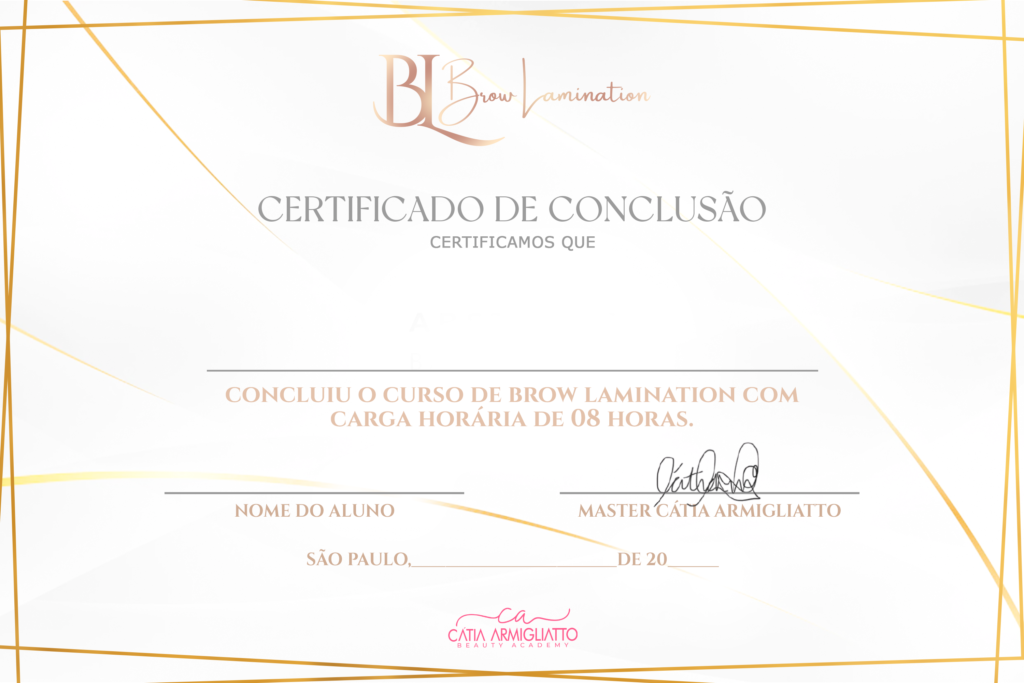 curso brow lamination presencial