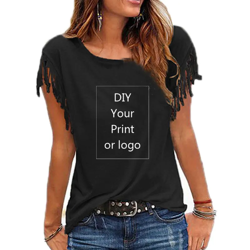 Customização de camiseta estilo boho