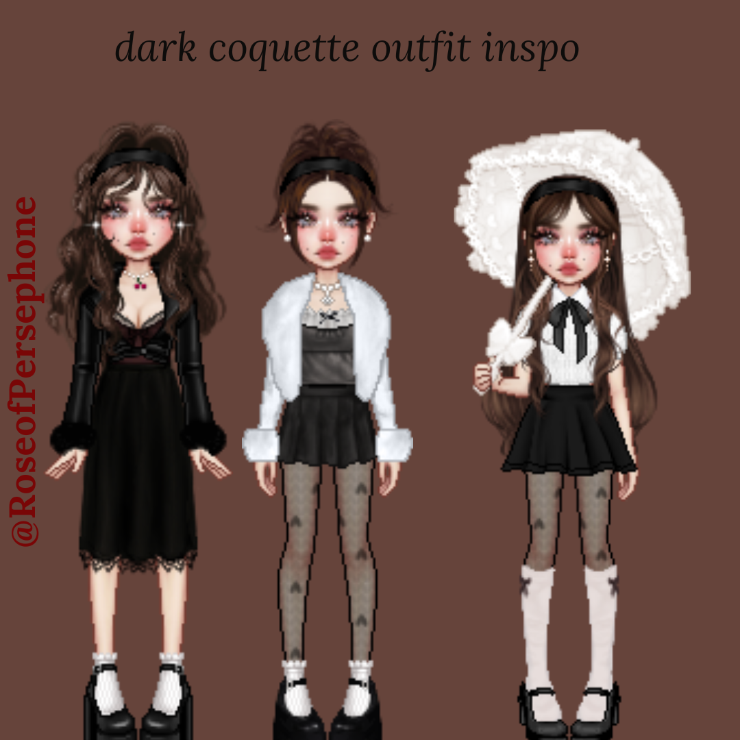 como usar dark coquette inspiração