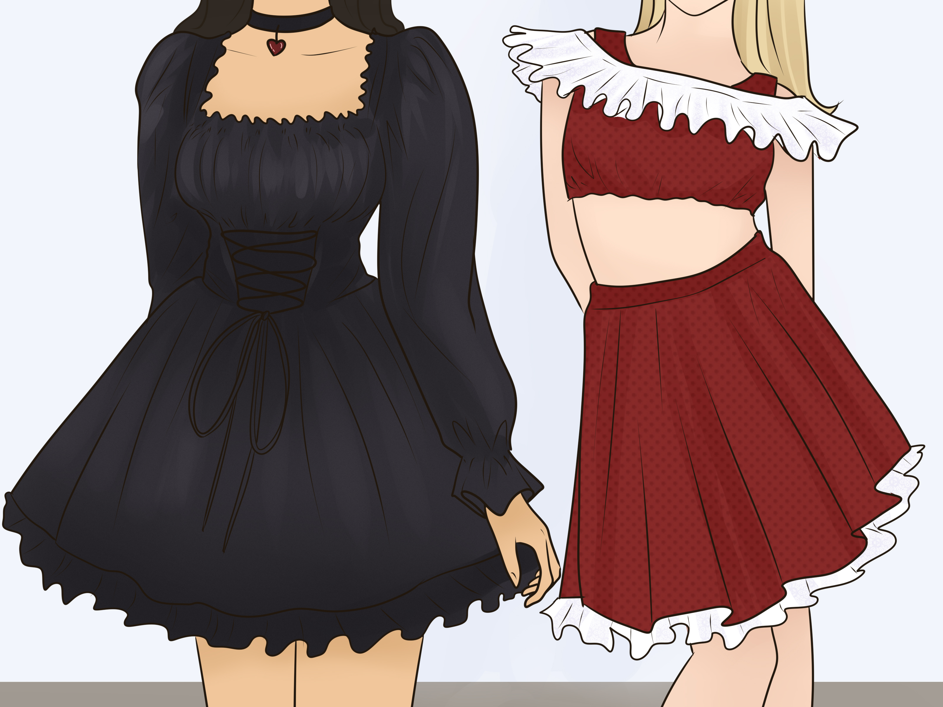 dark coquette vs coquette tradicional