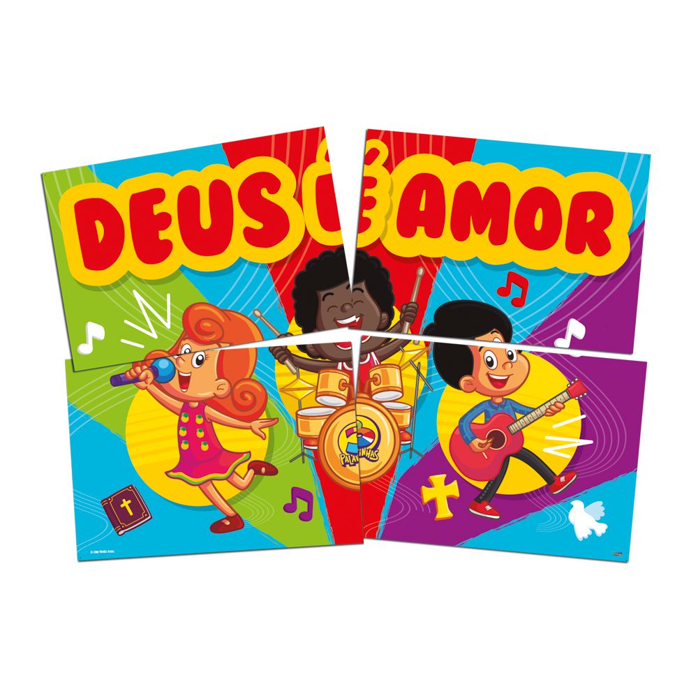 Ideias Criativas para Enfeites de Mesa Tema 3 Palavrinhas