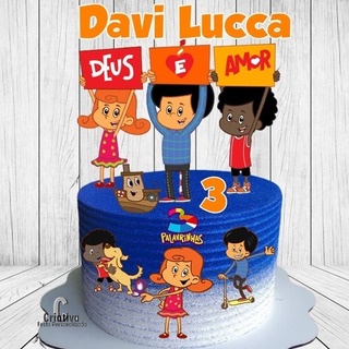 decoracao 3 palavrinhas masculino