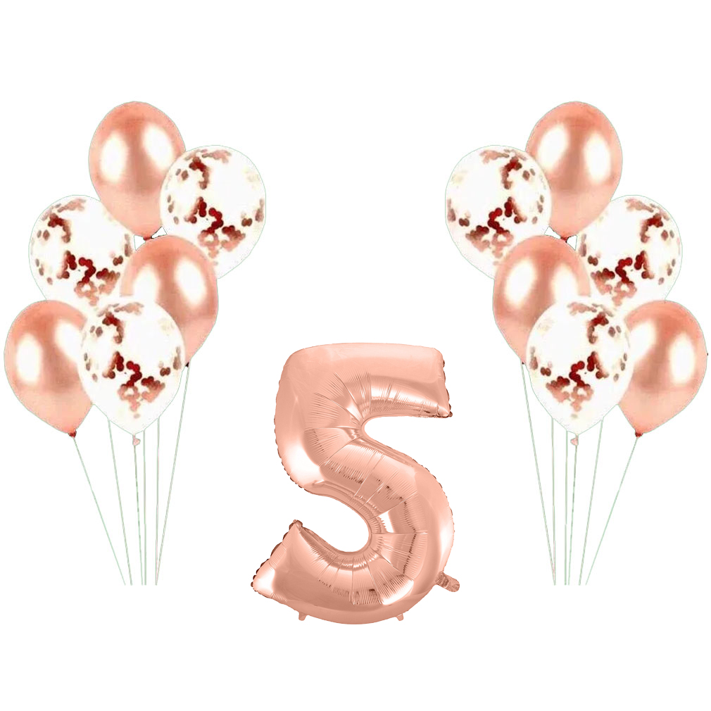 decoração balão tamanho 5