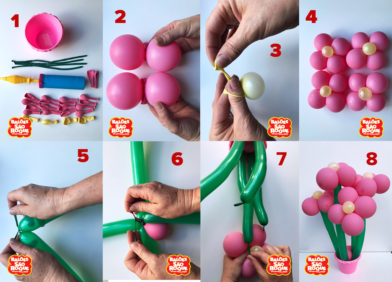 decoração balão tamanho 5