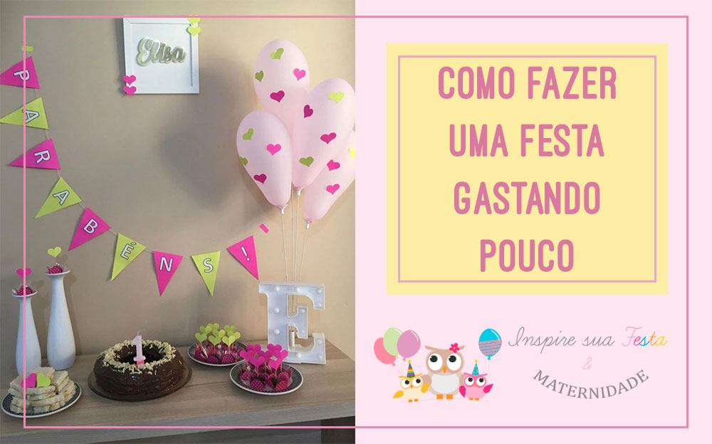 decoração de aniversário simples com balões