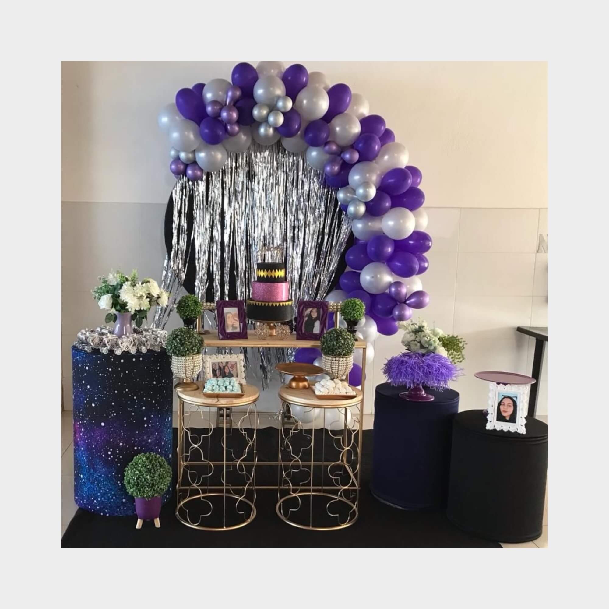 decoração de aniversário simples feminina