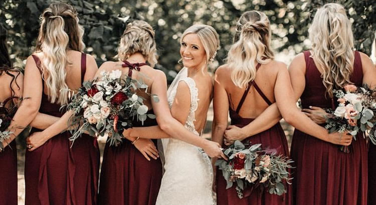 tendências decoração casamento marsala 2026