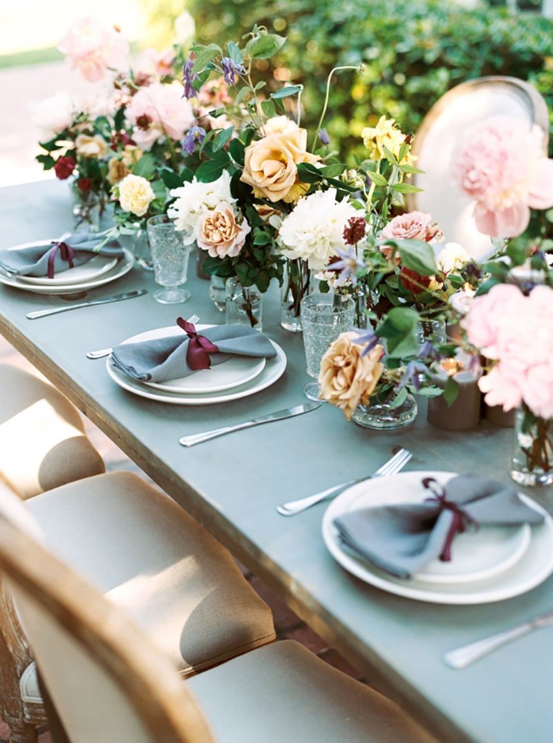 decoração casamento marsala e tons terrosos