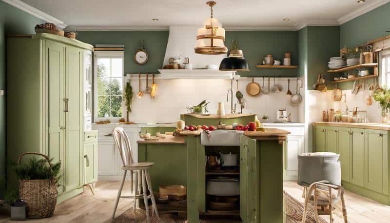 decoração cozinha de roça simples